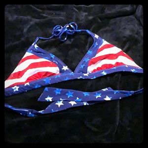 Patriotic bikini top